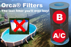 Orca® Filters Size A/C Pool Filter